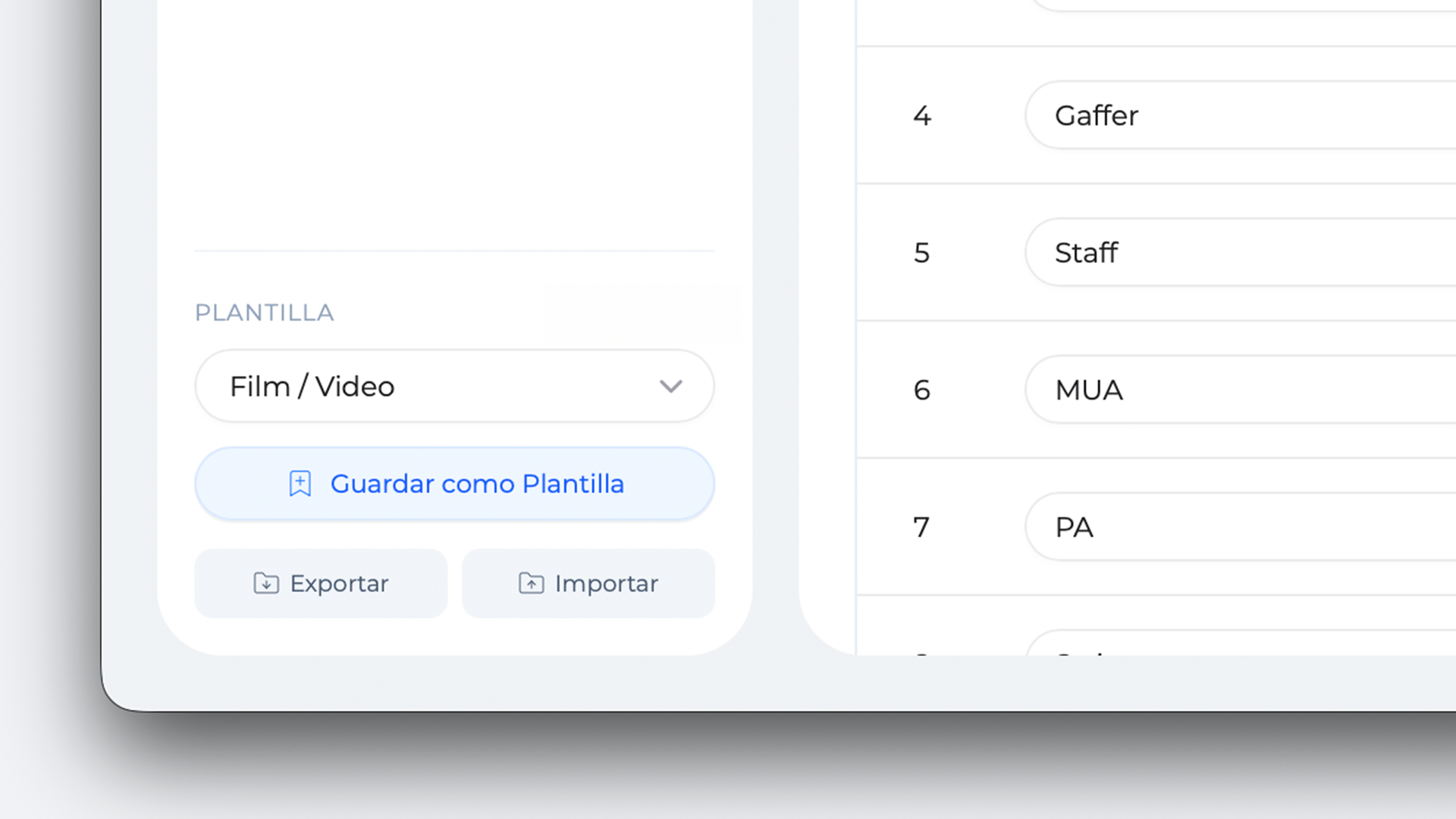 Presupuesto detallado en Metahuman OS